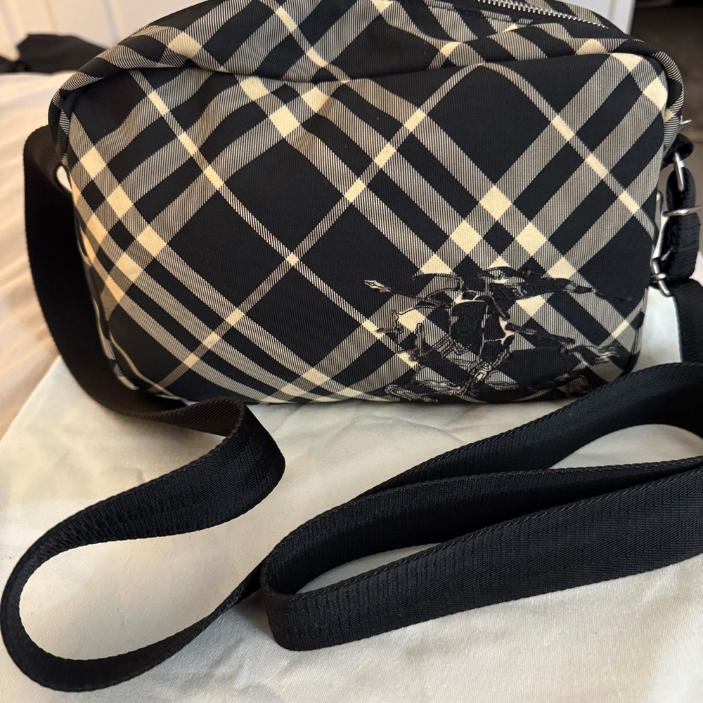 Authentic Burberry Essential Checked Crossbody Bag - image 3